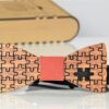 enjoythewoodestonia wooden bow tie puzzle