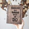 enjoythewoodestonia wooden notebook dreams