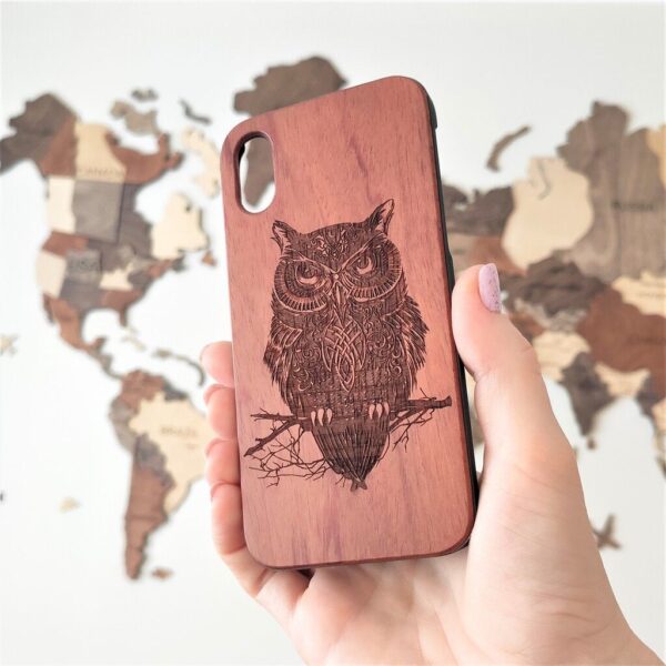 enjoythewoodestonia деревянный чехол для iPhone owl