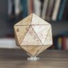 enjoythewoodestonia wooden world globe icosahedron