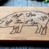enjoythewoodestonia wooden cutting board pig