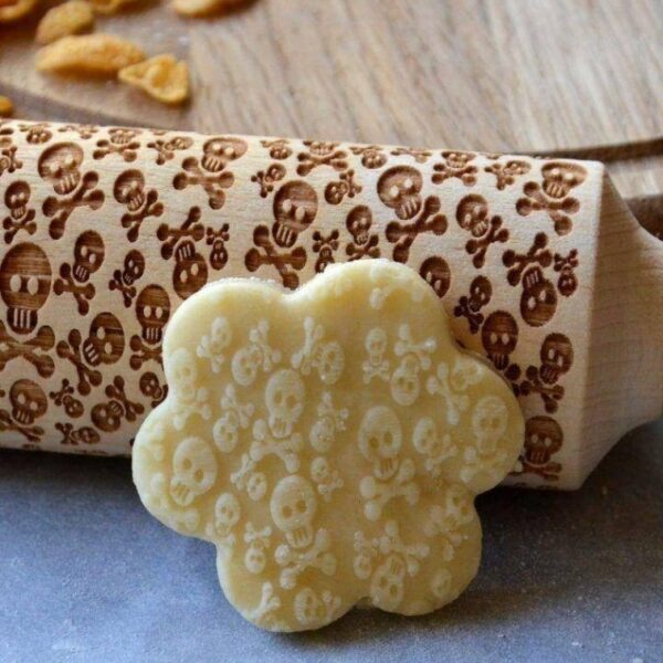 enjoythewoodestonia скалка для теста skull