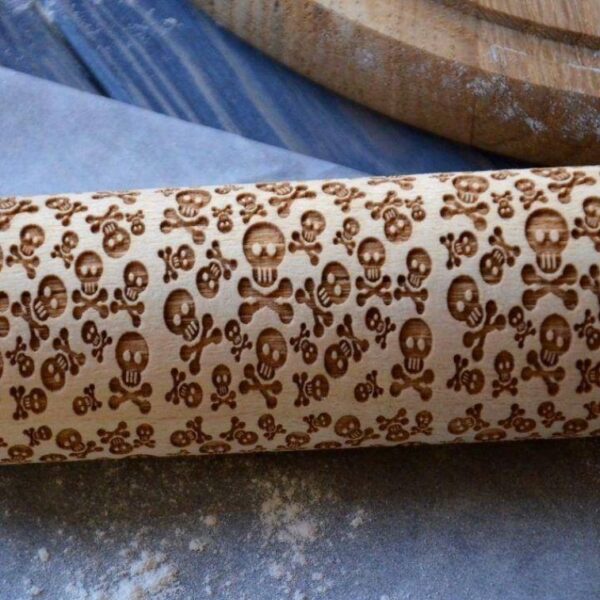 enjoythewoodestonia скалка для теста skull