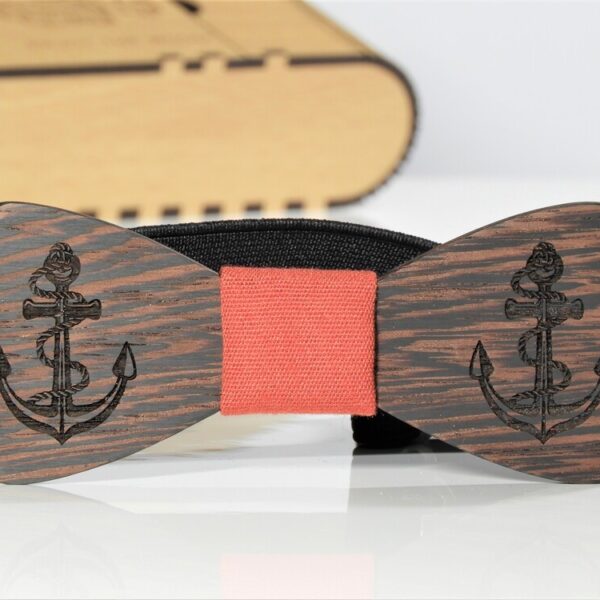 enjoythewoodestonia wooden bow tie gift anchor