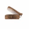 enjoythewoodestonia wooden folding beard comb | Real kings beard