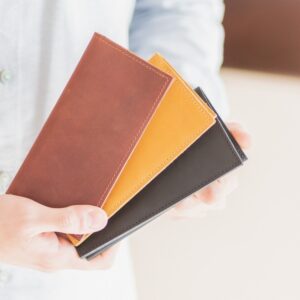 enjoythewoodestonia leather wallet with iPhone slot