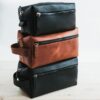 enjoythewoodestonia leather mens travel toiletry bag organizer