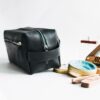 enjoythewoodestonia leather mens travel toiletry bag organizer