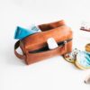 enjoythewoodestonia leather mens travel toiletry bag organizer