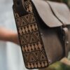 enjoythewoodestonia leather crossbody bag with wooden sides
