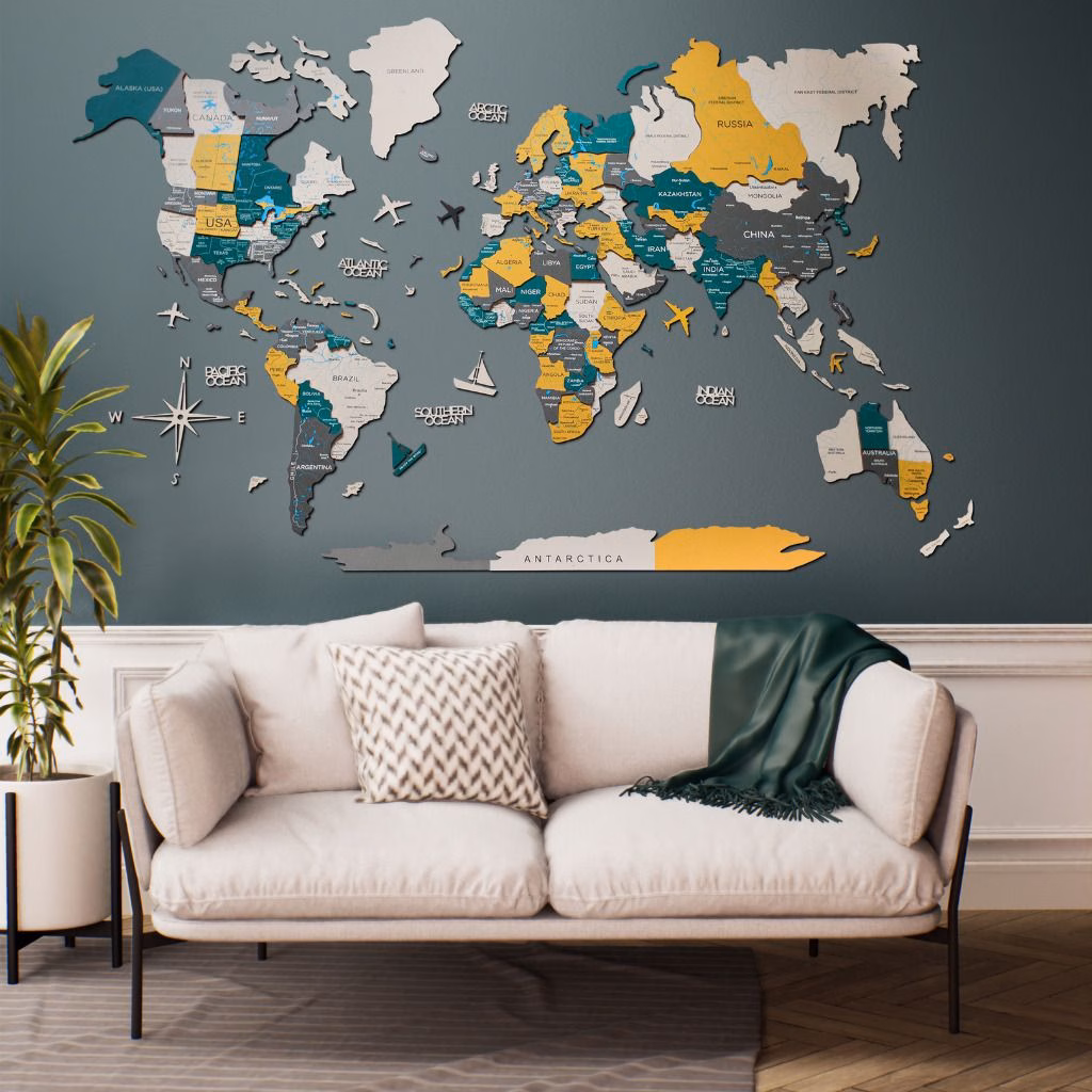 enjoythewoodestonia 3d wooden wall map country