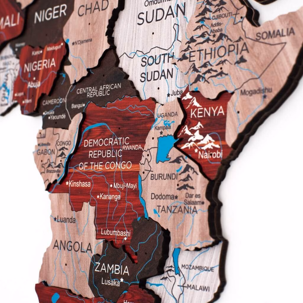 enjoythewoodestonia 3D wooden wall map urban