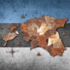 enjoythewoodestonia wooden Estonian wall map 3D