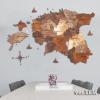 enjoythewoodestonia puidust Eesti seinakaart 3D