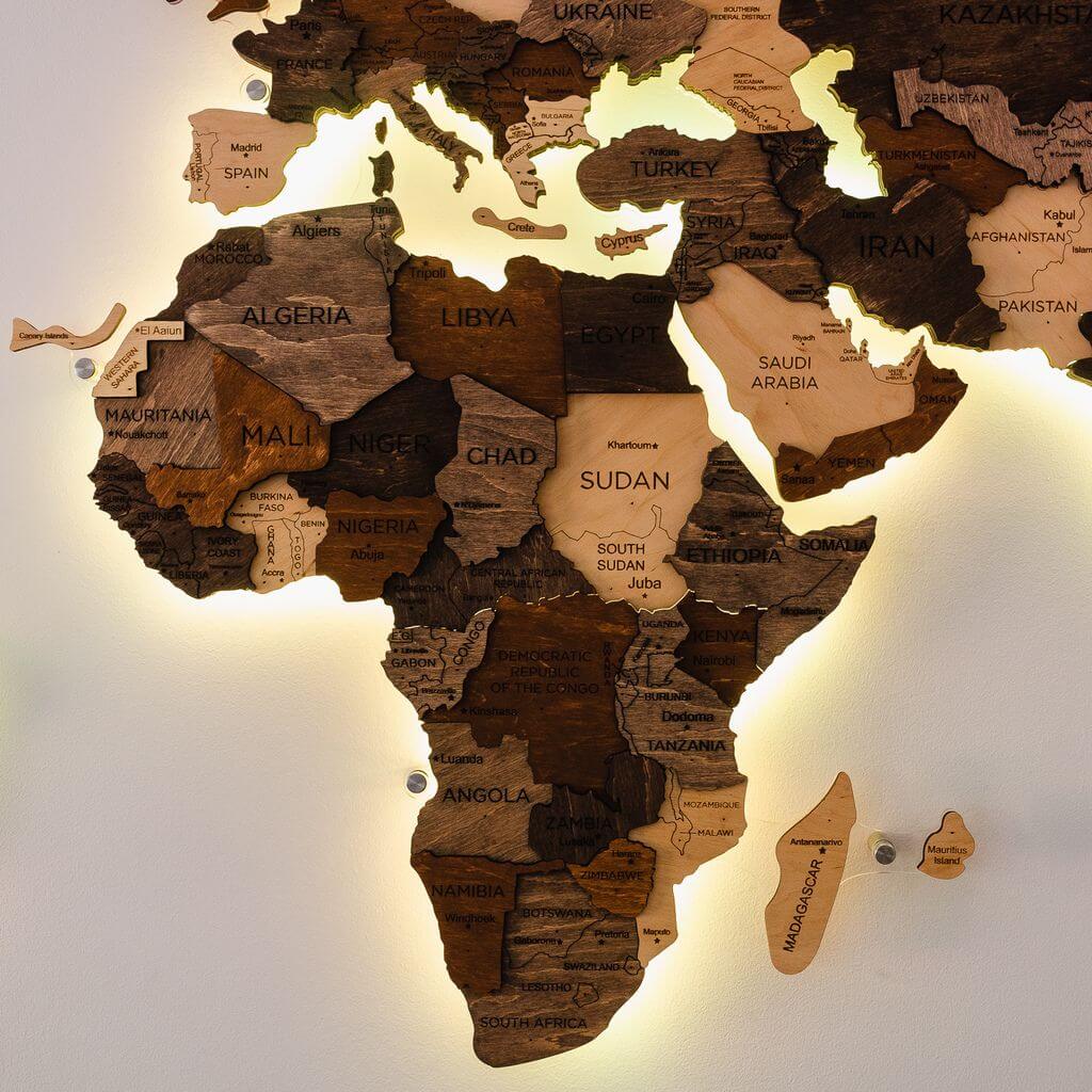 Download Wooden Wall Map 3d Led Acrylic Enjoythewoodestonia