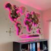 enjoythewoodestonia puidust maailma 3D seinakaart LED ja Akrüülraamiga