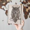 enjoythewoodestonia wooden notebook owl