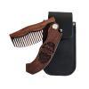 enjoythewoodestonia wooden folding beard comb be brave special