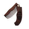 enjoythewoodestonia wooden folding beard comb be brave special