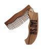 enjoythewoodestonia деревянный складной гребень для бороды dads comb special