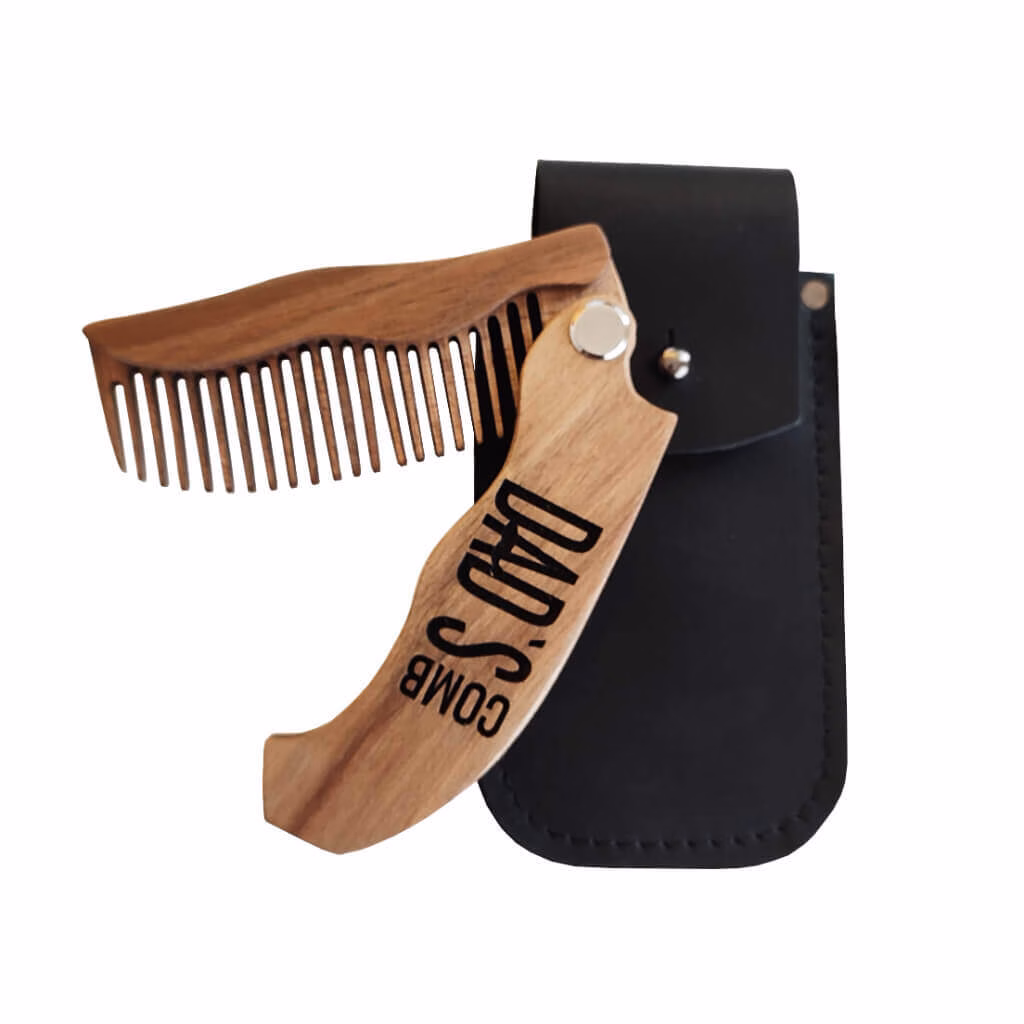 enjoythewoodestonia wooden folding beard comb dads comb special