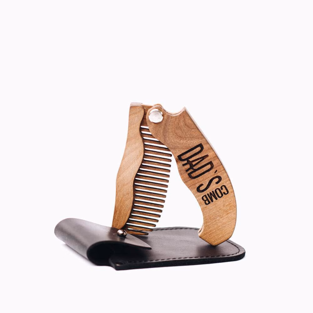 enjoythewoodestonia wooden folding beard comb dads comb special