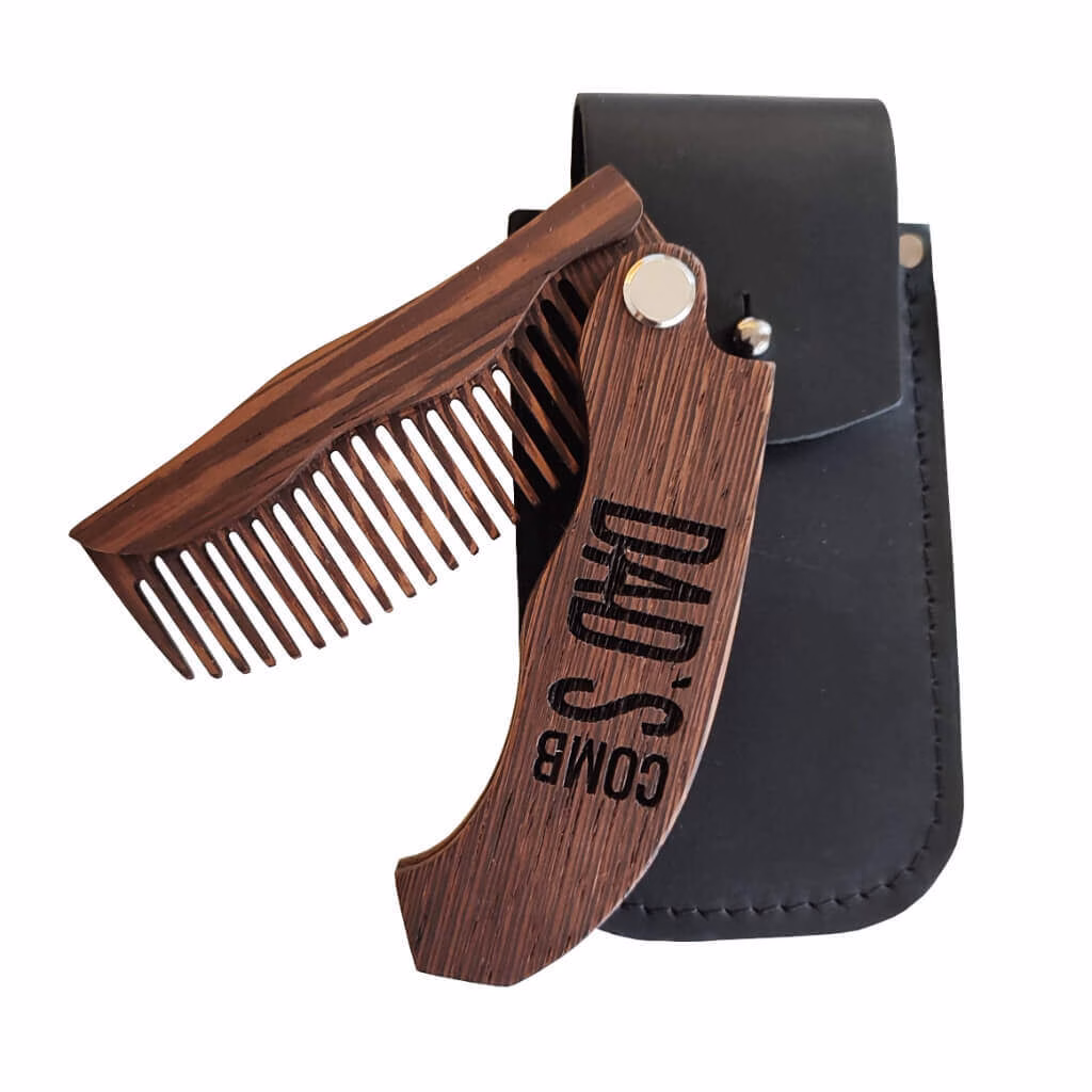 enjoythewoodestonia wooden folding beard comb dads comb special