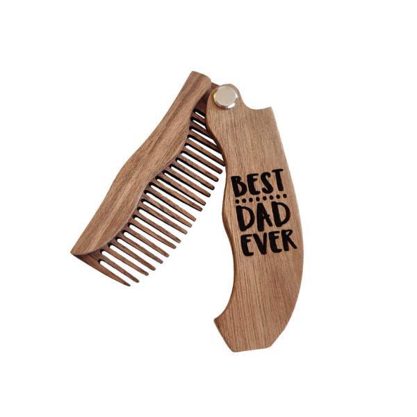 enjoythewoodestonia деревянный складной гребень для бороды best dad ever special
