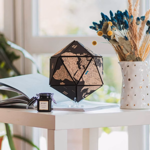 enjoythewoodestonia Gloobus korgist Icosahedron Black