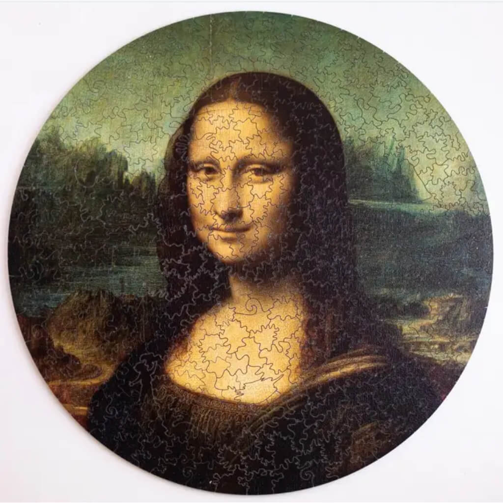 enjoythewoodestonia деревянный пазл Mona Lisa