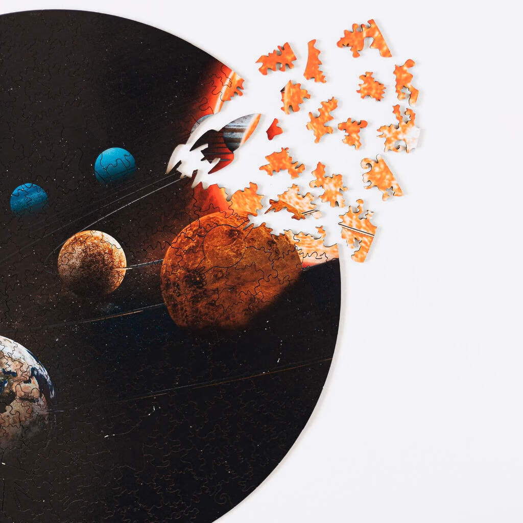 enjoythewoodestonia wooden jigsaw puzzle solar system
