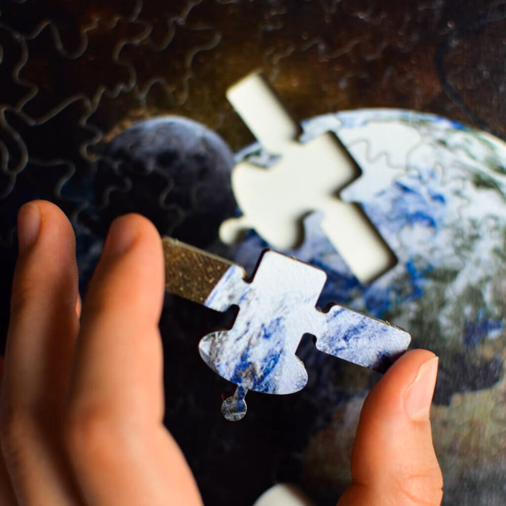 enjoythewoodestonia wooden jigsaw puzzle solar system
