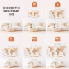 enjoythewoodestonia puidust maailma seinakaart 3D Light