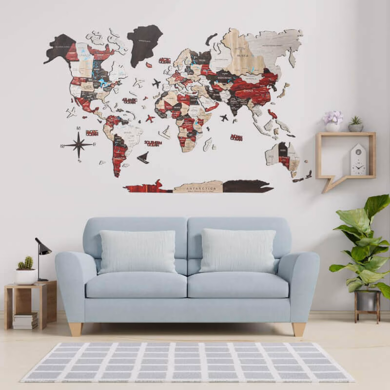 enjoythewoodestonia 3d wooden wall map urban