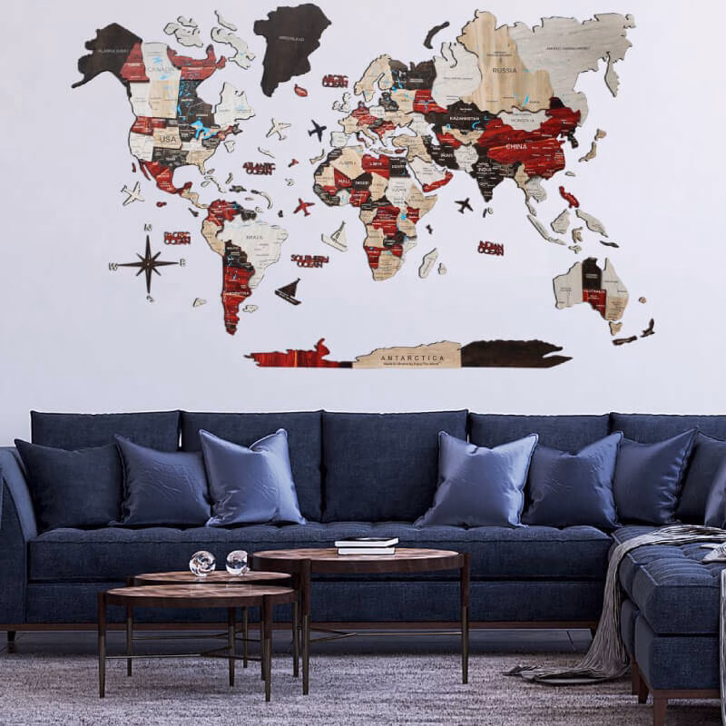 enjoythewoodestonia 3d wooden wall map urban