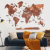 enjoythewoodestonia деревянная карта мира на стену 3D дуб