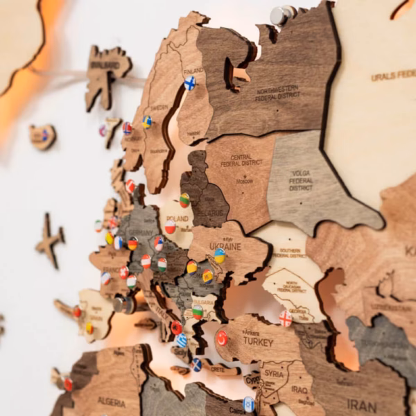 EnjoythewoodEstonia 3D seinakaart LED smokey 3.0