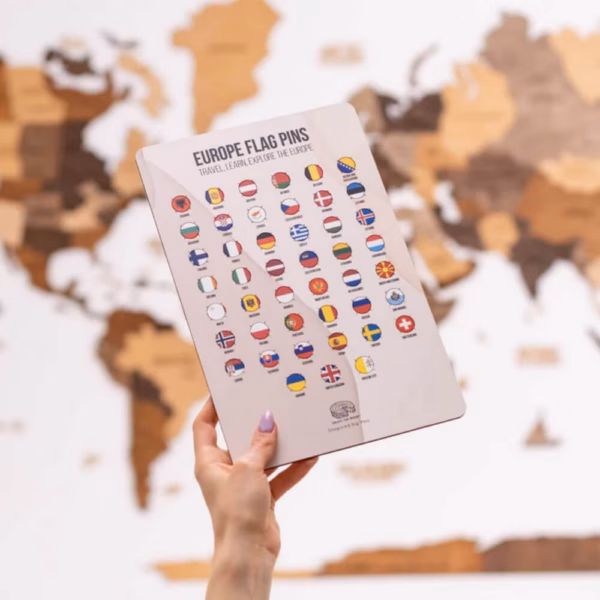 EnjoythewoodEstonia kaardinõelad Euroopa lipud