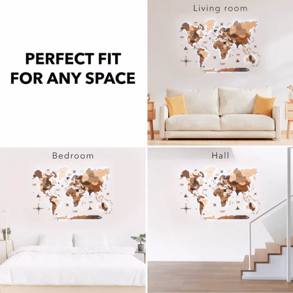 EnjoythewoodEstonia 3D seinakaart LED classic 3.0