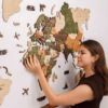 3d wooden world map nature enjoythewoodestonia