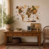 3d wooden world map nature enjoythewoodestonia