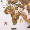 3d wooden world map nature enjoythewoodestonia